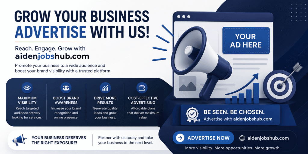 Post A Job advertise with aidenjobshub