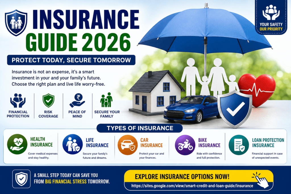 Insurance Guide 2026: Protect Your Future With Smart Insurance Plans | Types, Benefits & How To Choose The Right Policy